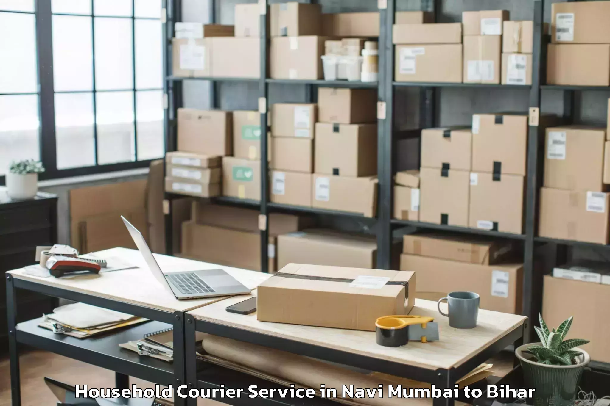 Efficient Navi Mumbai to Kesariya Household Courier